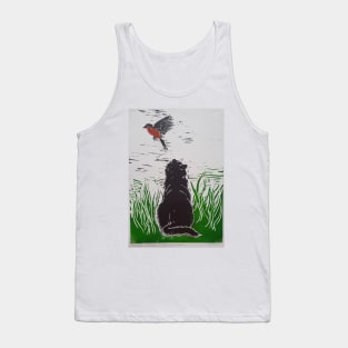 Nils and the bullfinch Tank Top